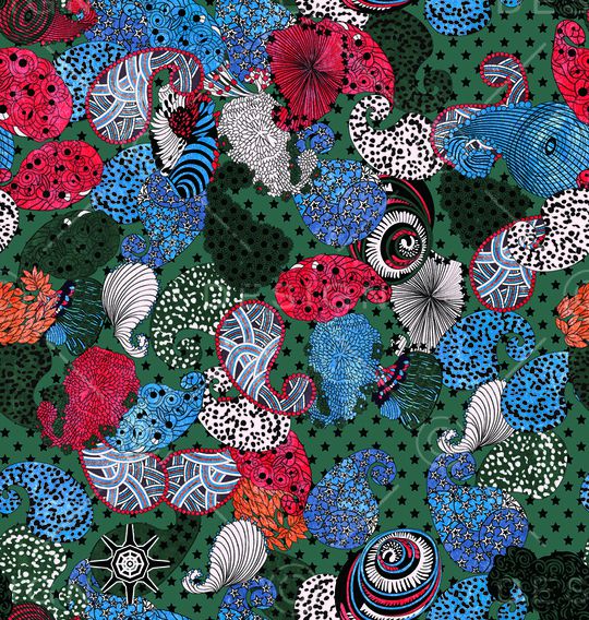 复古印花华亿平台图片