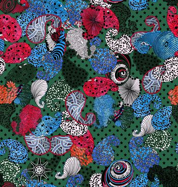 复古印花华亿平台图片