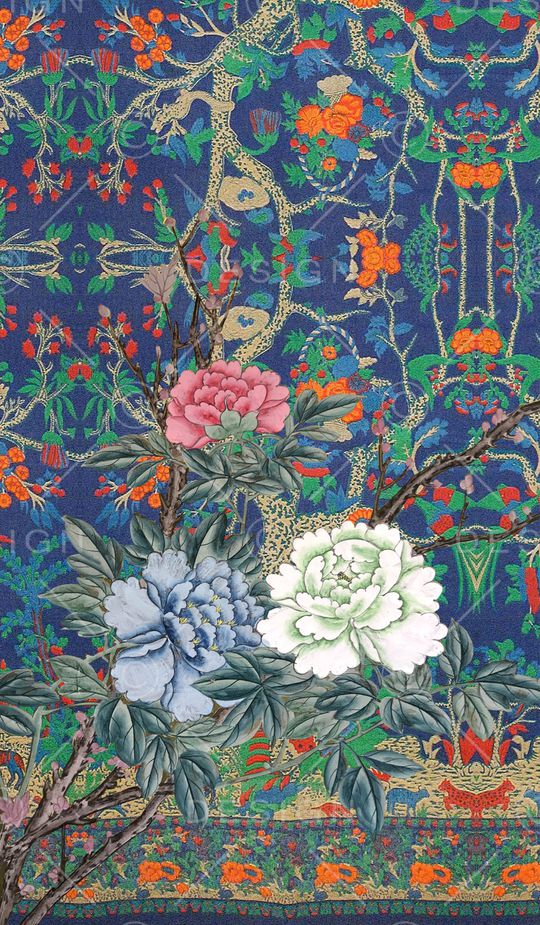 定位花印花华亿平台图片