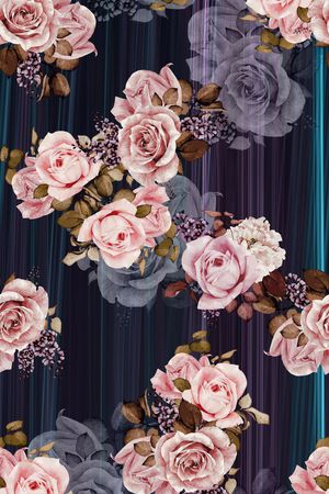 抽象印花华亿平台图片