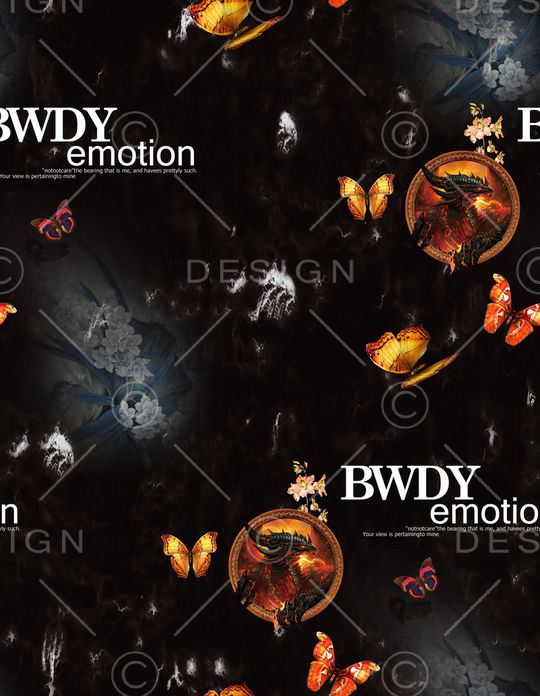 动物花卉印花华亿平台图片