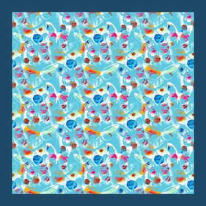 蝴蝶印花华亿平台图片