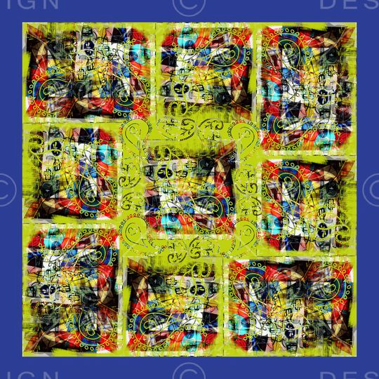 格子印花华亿平台图片