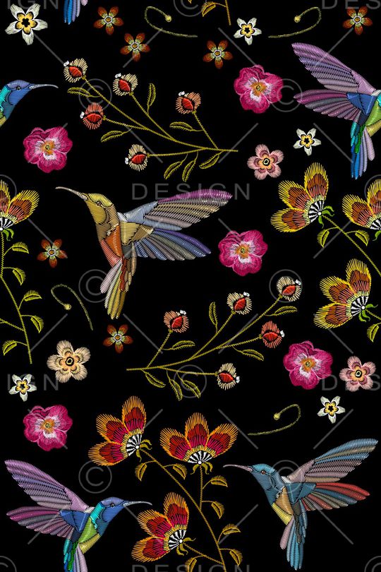 雀鸟印花华亿平台图片