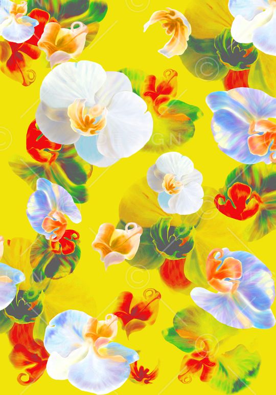 植物印花华亿平台图片