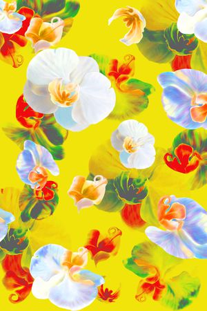 植物印花华亿平台图片