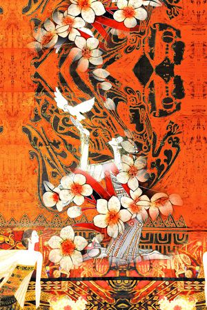 定位花印花华亿平台图片