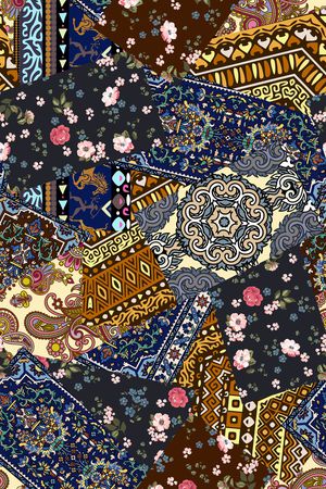 民族风印花华亿平台图片