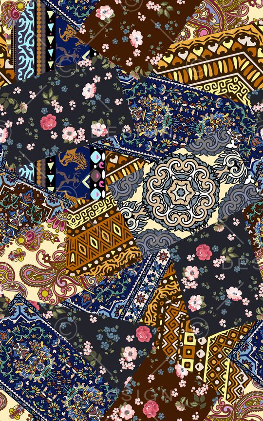 民族风印花华亿平台图片