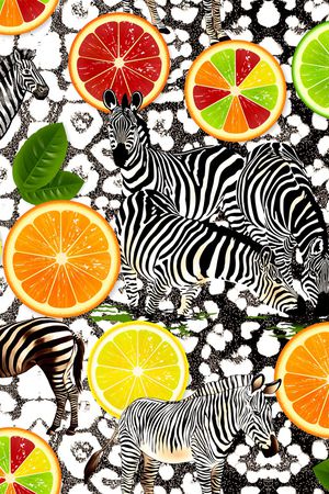 抽象印花华亿平台图片