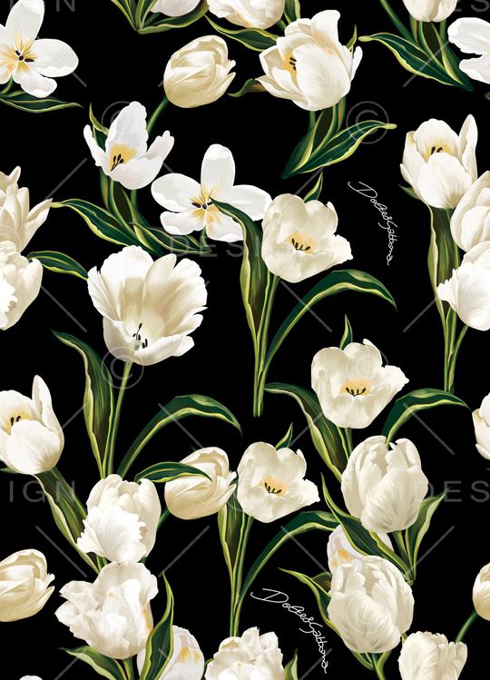 郁金香印花华亿平台图片