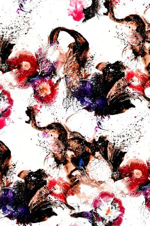 泼墨印花华亿平台图片