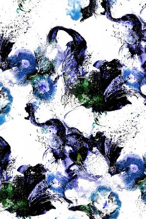 泼墨印花华亿平台图片