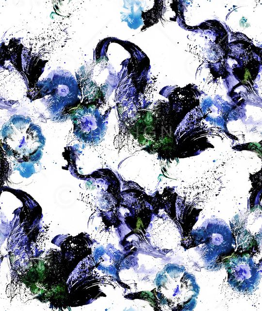 泼墨印花华亿平台图片