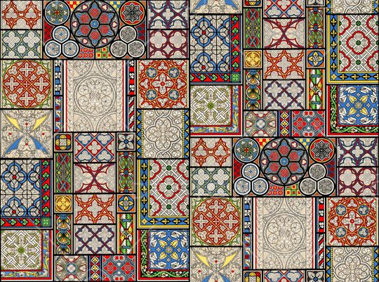 古典花纹印花华亿平台图片