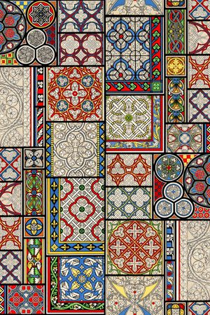 古典花纹印花华亿平台图片