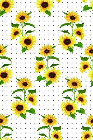 向日葵印花华亿平台图片