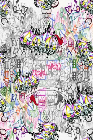 几何印花华亿平台图片