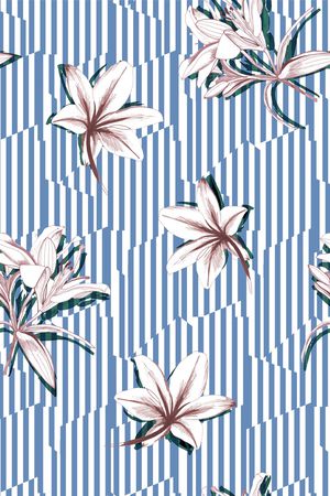 条纹印花华亿平台图片