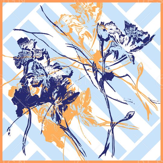 条纹印花华亿平台图片