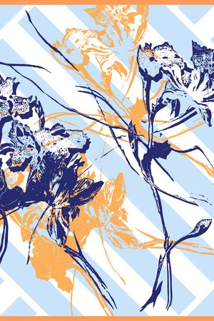 条纹印花华亿平台图片