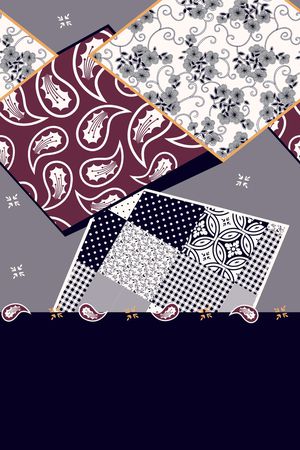 佩斯利印花华亿平台图片