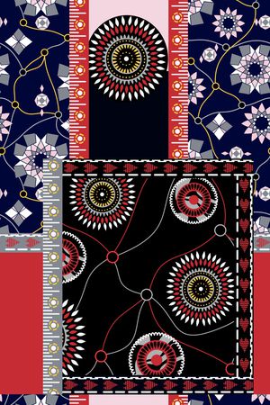 民族风印花华亿平台图片