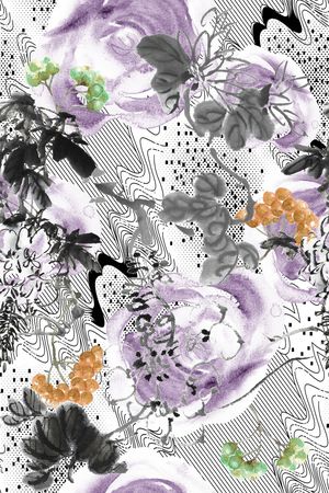 线条印花华亿平台图片