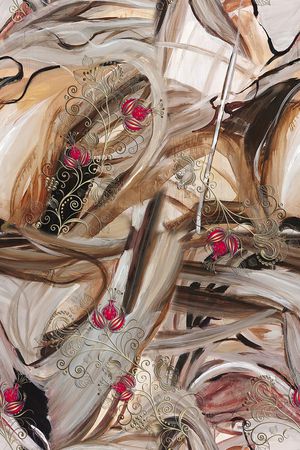 抽象印花华亿平台图片