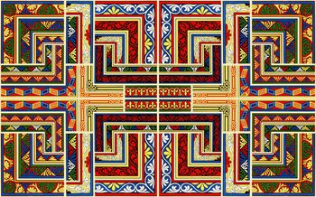 条纹印花华亿平台图片