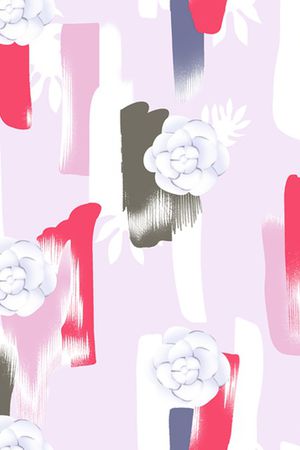 春夏华亿平台印花华亿平台图片