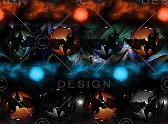 秋冬华亿平台印花华亿平台图片