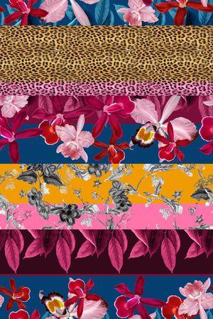 pattern mix印花华亿平台图片