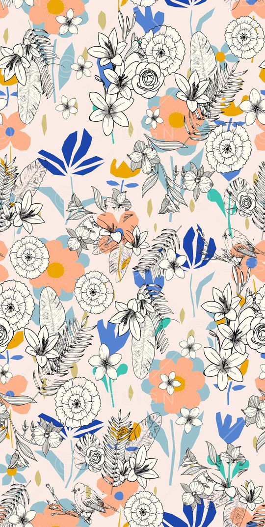 植物印花华亿平台图片