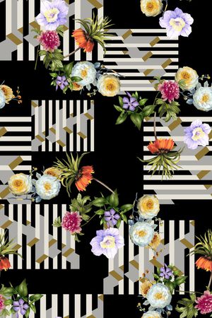 中老年印花华亿平台图片