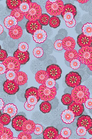 波西米亚印花华亿平台图片