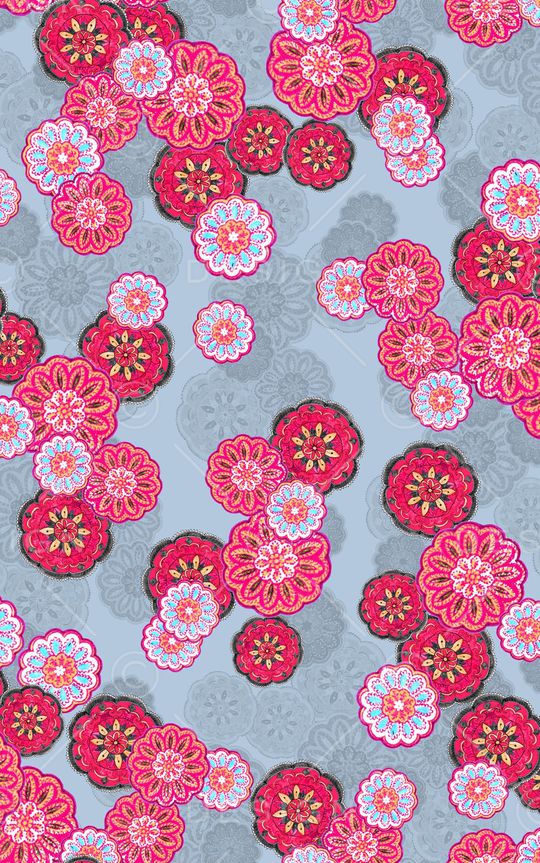 波西米亚印花华亿平台图片