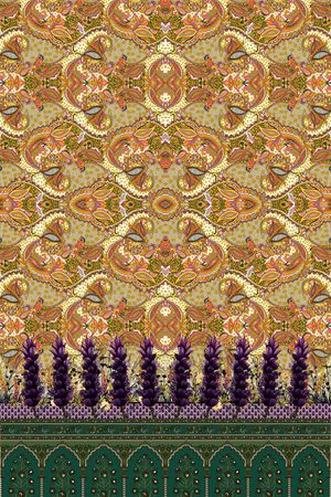 复古印花华亿平台图片