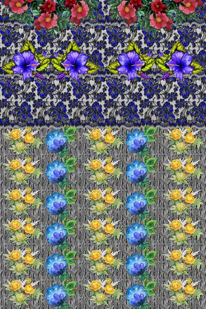 复古印花华亿平台图片