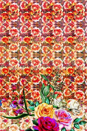 复古印花华亿平台图片