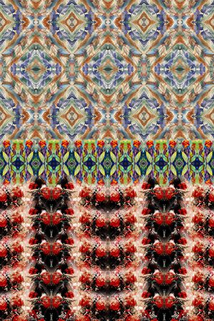 复古印花华亿平台图片