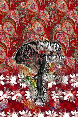 笔触印花华亿平台图片