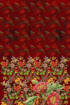 复古印花华亿平台图片