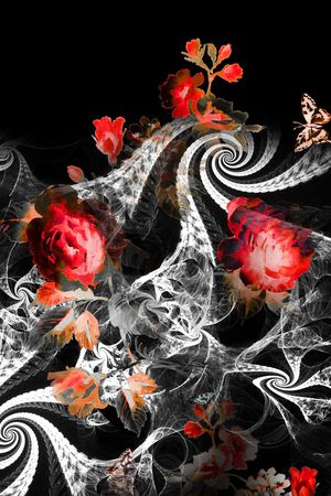 抽象印花华亿平台图片