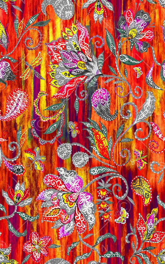 民族风印花华亿平台图片