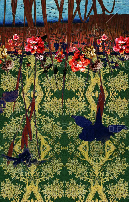 定位花印花华亿平台图片