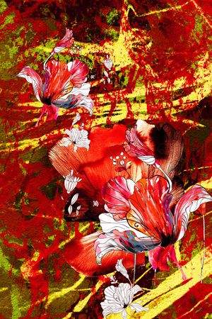 定位花印花华亿平台图片