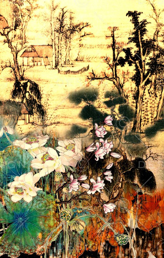 复古印花华亿平台图片