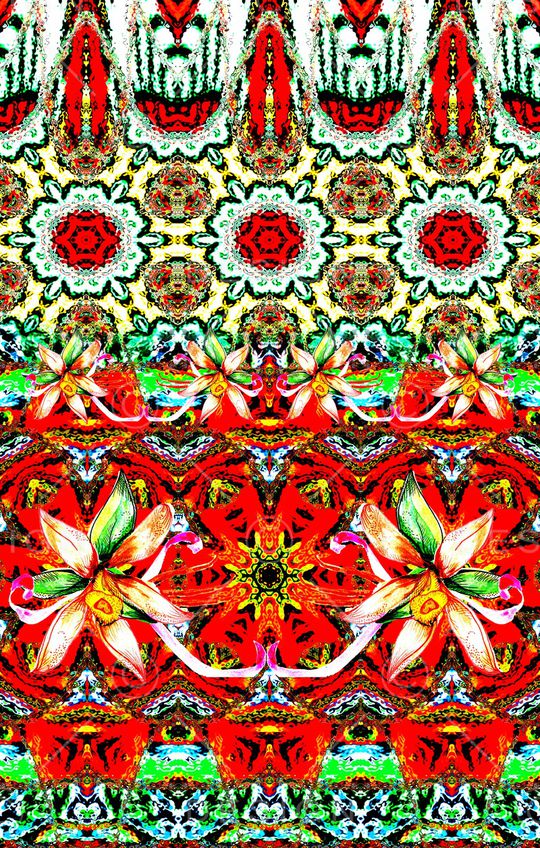 复古印花华亿平台图片