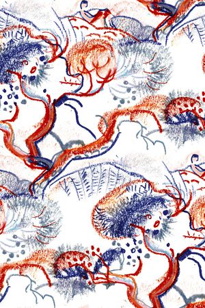 几何印花华亿平台图片